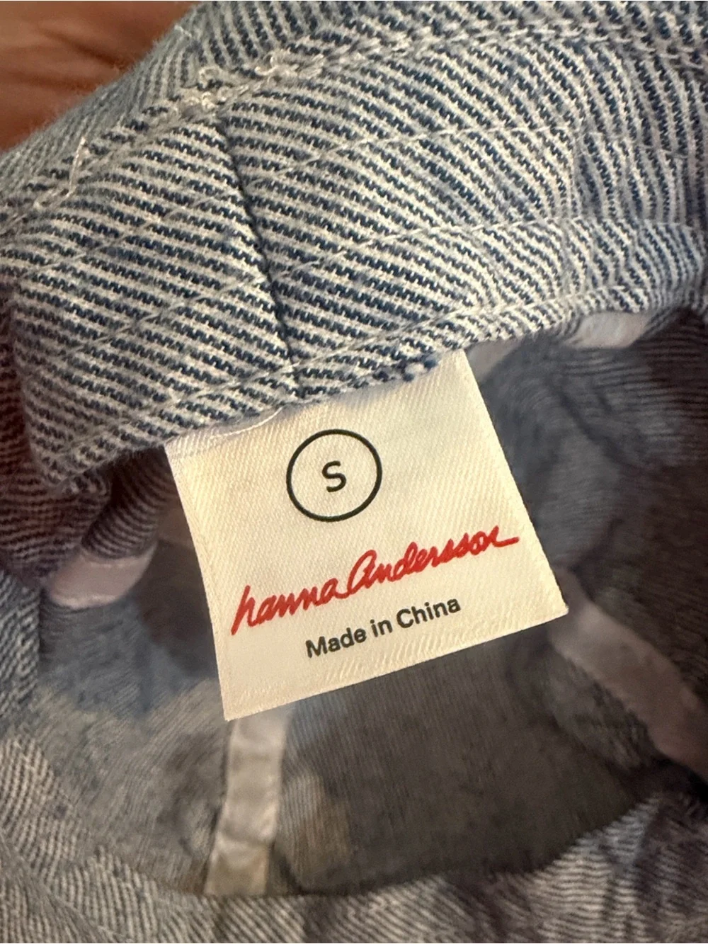 Hanna Andersson Light Blue Striped Kids Sun Hat with Bow Trim